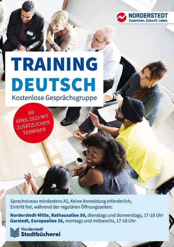 Training Deutsch - Kostenlose Gesprächsgruppe